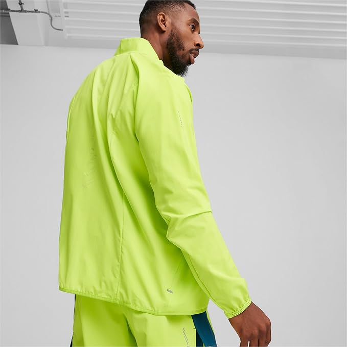 Chamarra PUMA Elite Ultraweave Hombre Verde Running