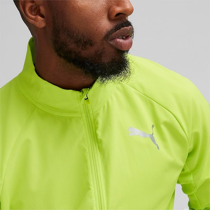 Chamarra PUMA Elite Ultraweave Hombre Verde Running