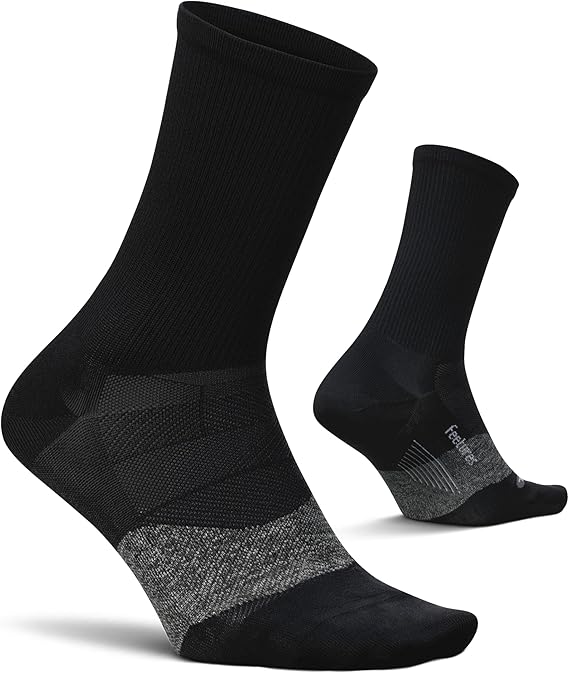 Calcetas FEETURES Elite Light Mini Crew Unisex Negro Running