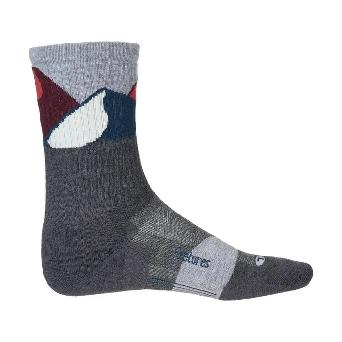 Calcetas FEETURES Trail Max Cushion Mini Crew Unisex Negro Running