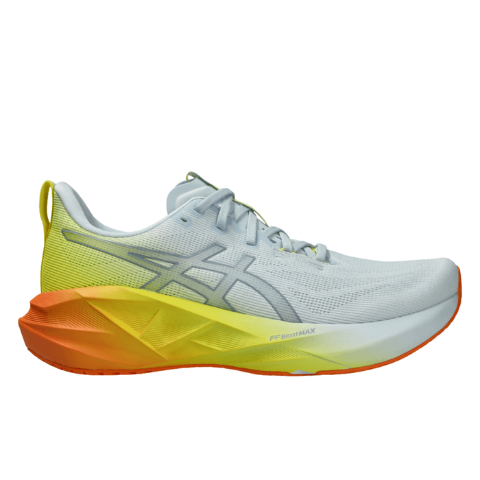 Tenis ASICS Novablast 5 Sunny Sizzle Hombre Azul Running