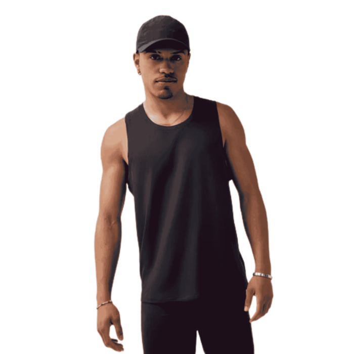 Playera BROOKS Dash Singlet Hombre Negro Running