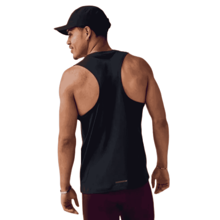 Playera BROOKS Dash Singlet Hombre Negro Running
