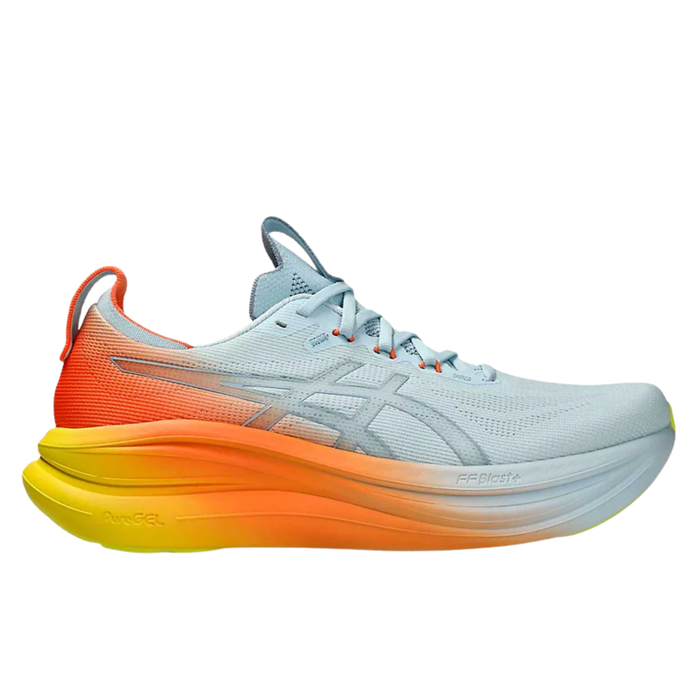 Tenis ASICS Nimbus 28 Sunny Sizzle Hombre Naranja Running