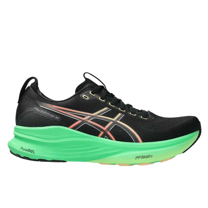 Tenis ASICS Kayano 32 Hombre Negro Running