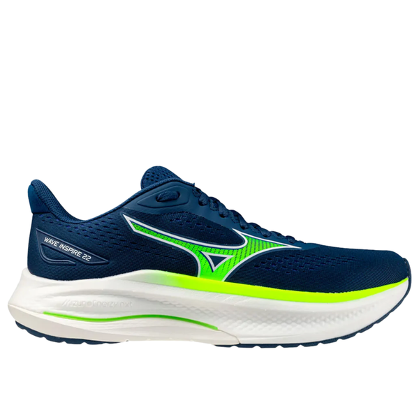 Tenis MIZUNO Wave Inspire 22 Hombre Azul Running