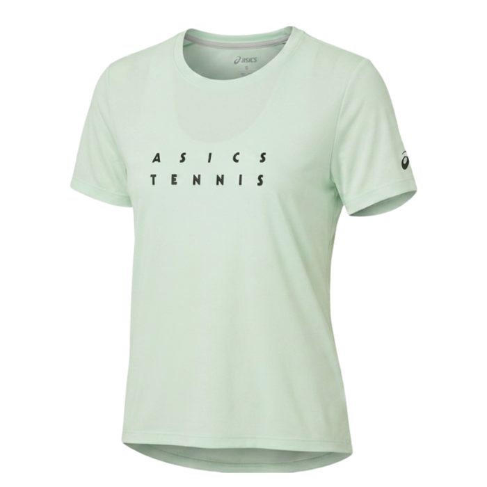 Playera ASICS Court Graphic Mujer Verde Tennis