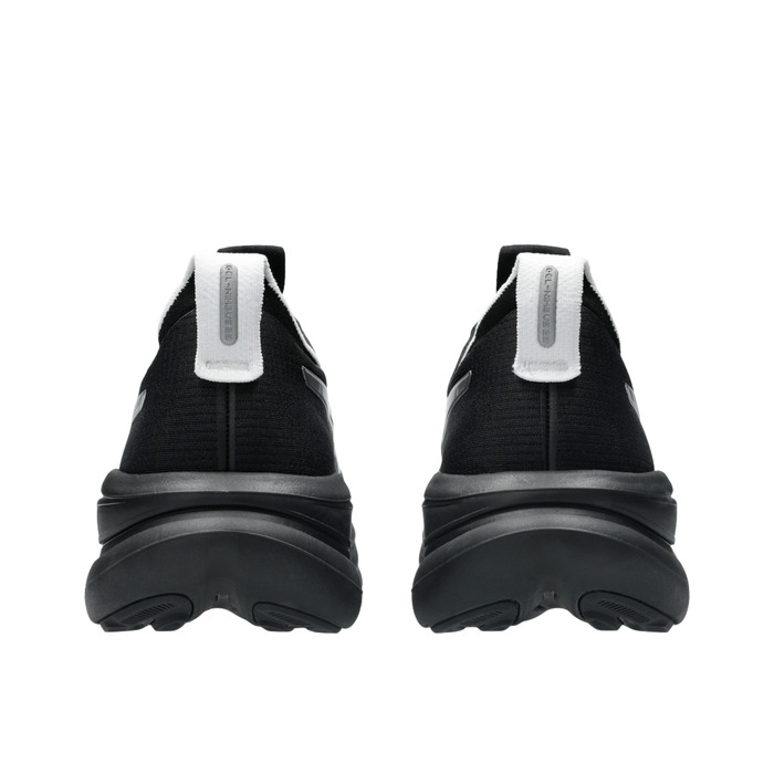 Tenis ASICS Nimbus 28 Platinum Mujer Negro Running