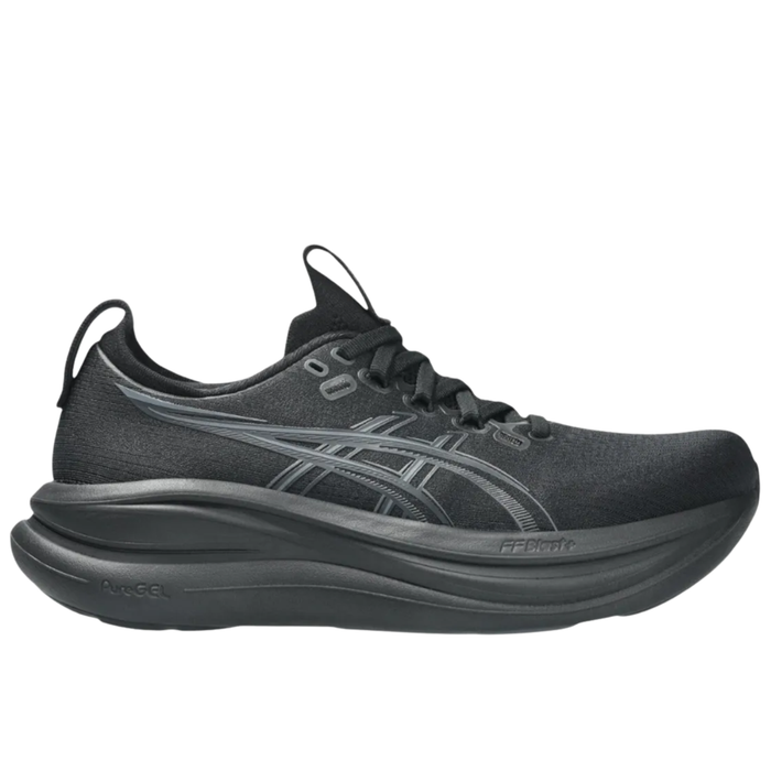 Tenis ASICS Nimbus 28 Hombre Negro Running