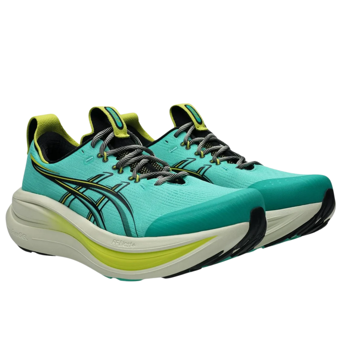 Tenis ASICS Nimbus 28 TR Nature Bathing  Hombre Verde Running