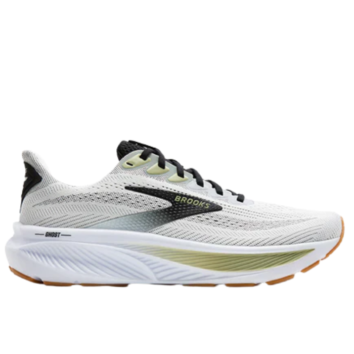 Tenis BROOKS Ghost 17 Hombre Blanco Running