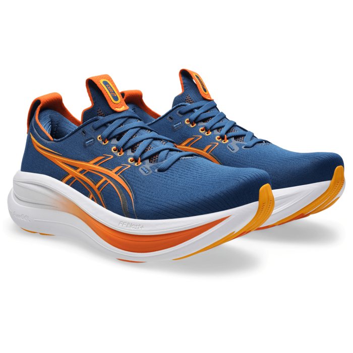 Tenis ASICS Nimbus 28 Hombre Azul Running