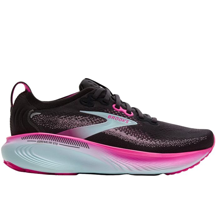 Tenis BROOKS Adrenaline Gts 25 Mujer Negro Running