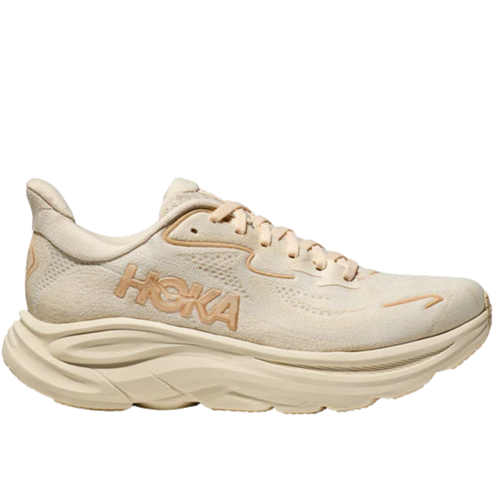 Tenis HOKA Clifton 10 Mujer Beige Running