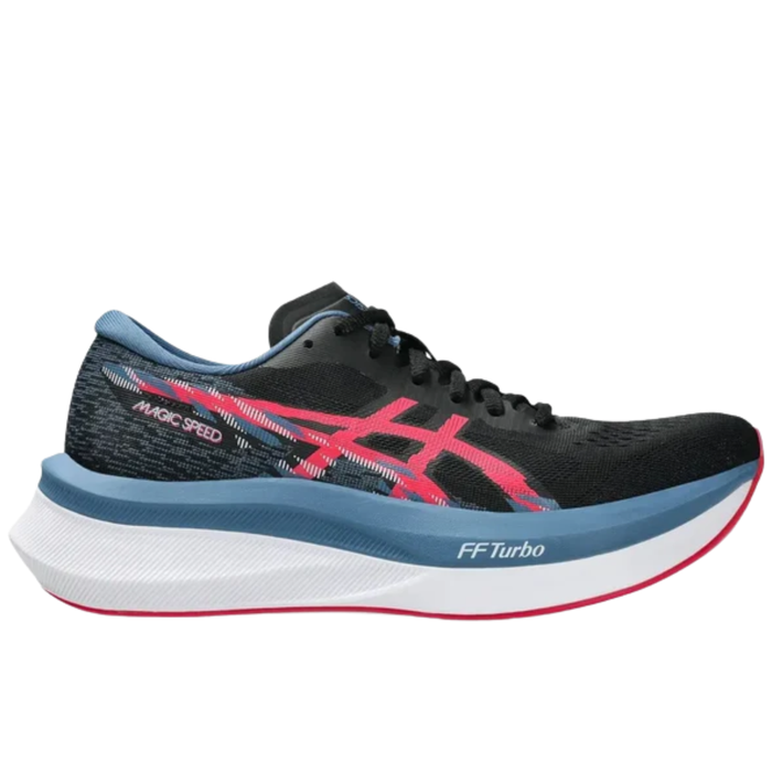 Tenis ASICS Magic Speed 4 Mujer Negro Running