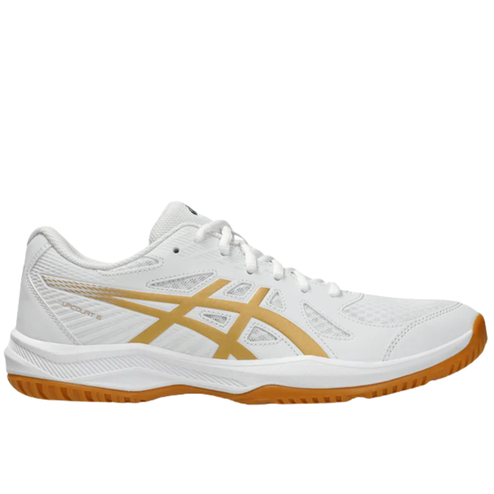 Tenis ASICS Upcourt 6 Hombre Blanco Voleibol