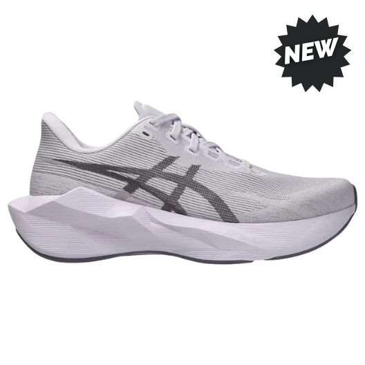 Tenis ASICS Novablast 6 Mujer Gris Running