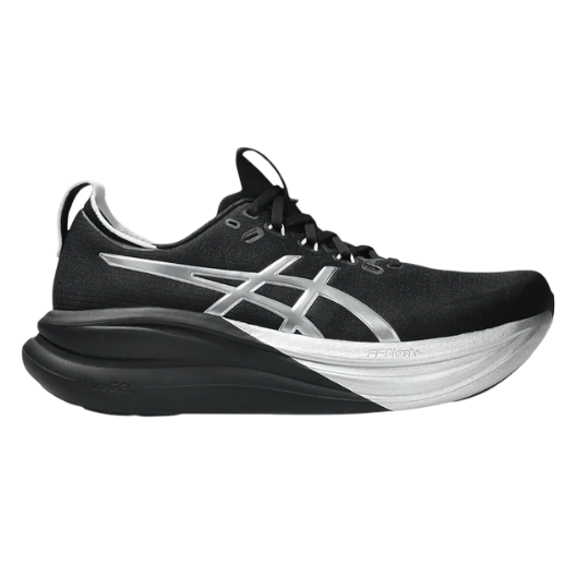Tenis ASICS Gel-Nimbus™ 28 Platinum Hombre Negro Running