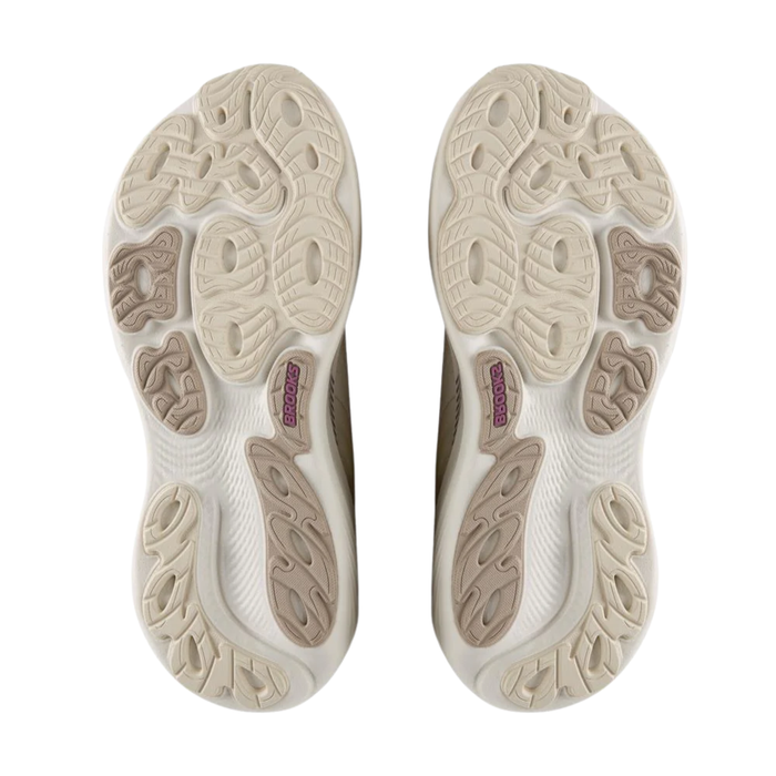 Tenis BROOKS Adrenaline Gts 25 Mujer Beige Running