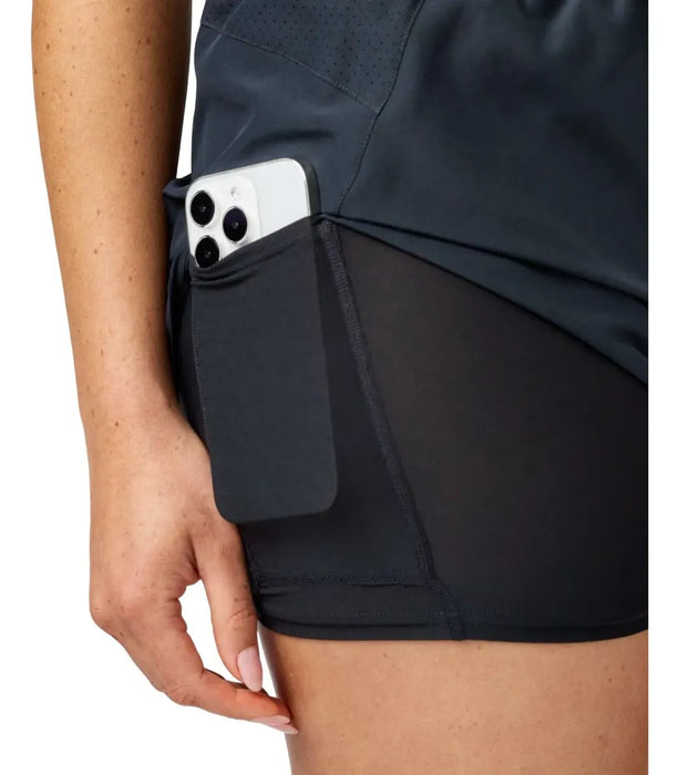 Short BROOKS Dash 2-in-1 Short Mujer Negro Running