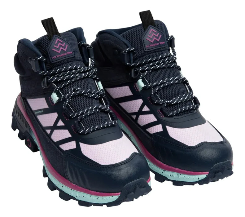 Botas HI-TEC Aww Mauna Mid Hiker Mujer Azul Hiking