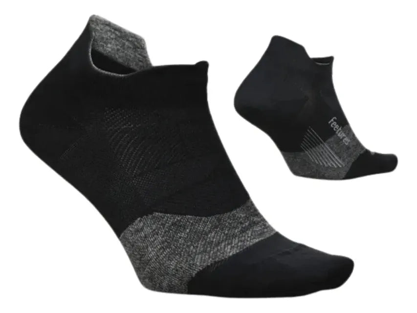 Calcetas FEETURES Elite Light No Show Tab Unisex Negro Running