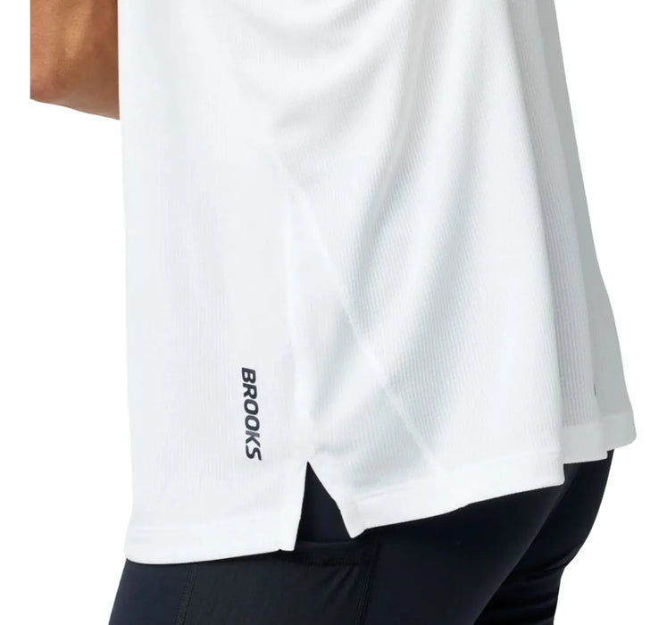 Playera BROOKS Hombre Dash Singlet Blanco Running