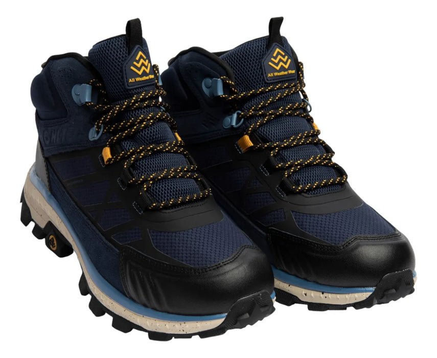 Botas HI-TEC Aww Mauna Mid Hiker Hombre Azul Hiking