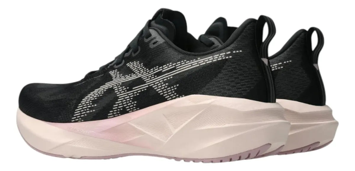 Tenis ASICS Novablast 5 Mujer Negro Running
