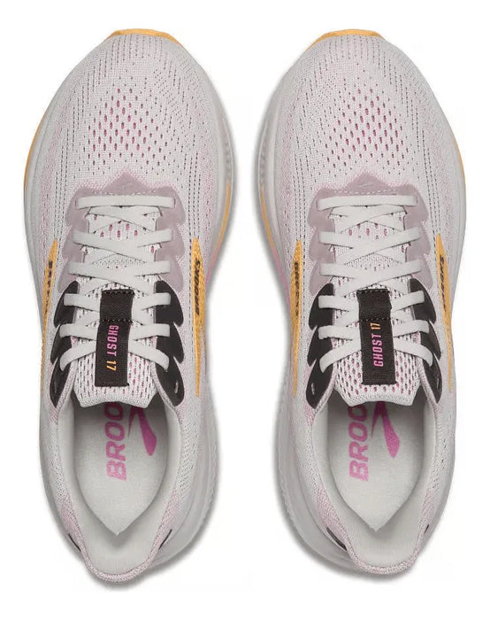 Tenis BROOKS Ghost 17 Mujer Blanco Running