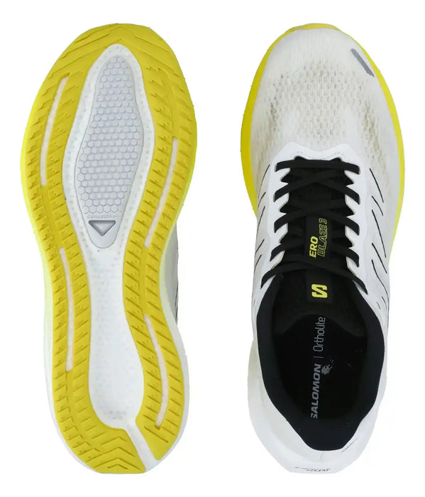 Tenis Salomon Aero Blaze 3 Hombre Blanco Running