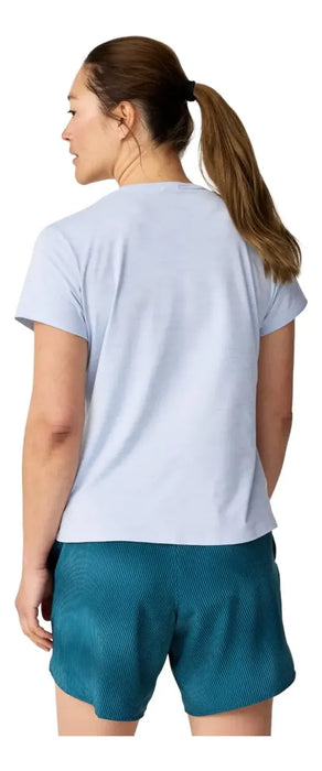 Playera BROOKS Luxe Short Sleeve Mujer Azul Running