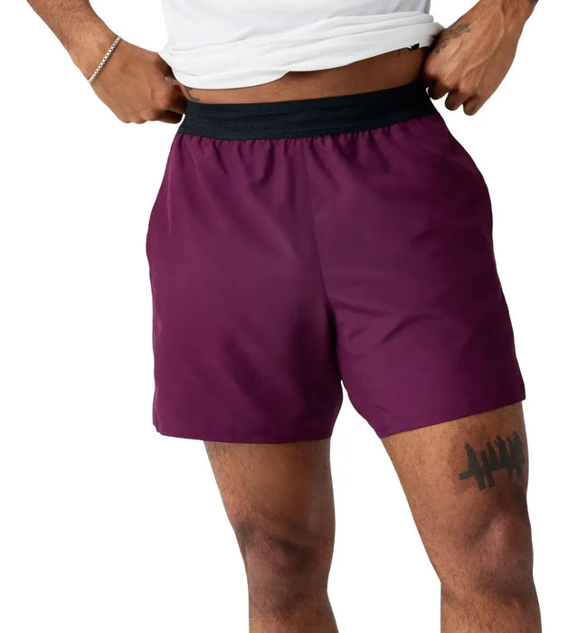 Short Brooks Dash 2-in-1 Short Hombre Vino Running