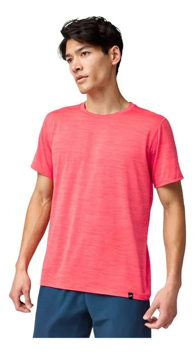 Playera Brooks Luxe Short Sleeve Hombre Naranja Running