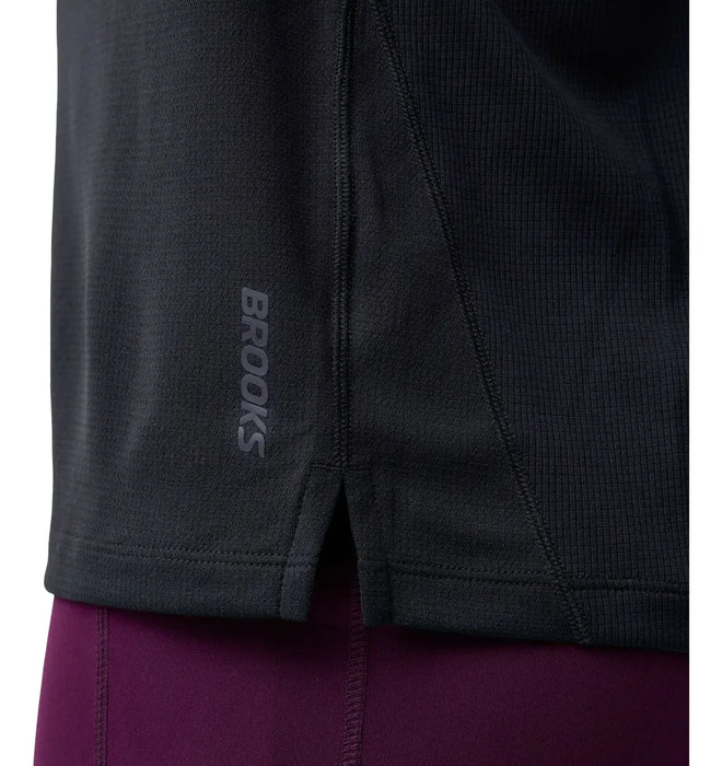 Playera Brooks Dash Singlet Hombre Negro Running