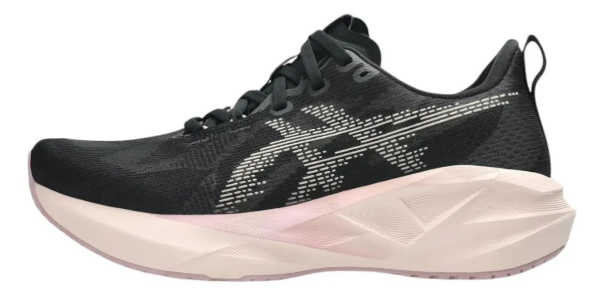 Tenis ASICS Novablast 5 Mujer Negro Running