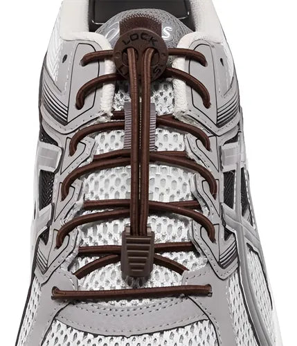 AGUJETAS LOCK LACES Unisex CAFE CORDON DE BLOQUEO OSZ