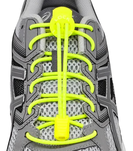 AGUJETAS LOCK LACES Unisex VERDE CORDON DE BLOQUEO OSZ