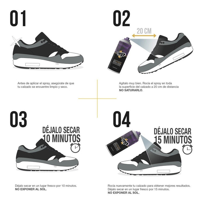 Spray Impermeabilizante CREP Cuidado de Calzado