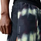 Short BROOKS Dash Short Printed Hombre Negro Running