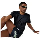 Short BROOKS Dash Short Printed Hombre Negro Running
