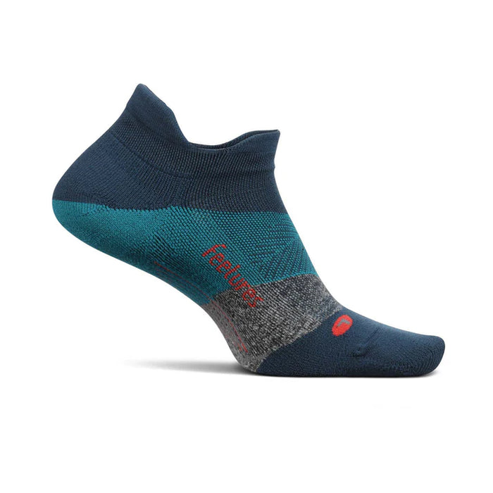 Calcetas FEETURES Elite Light Cushion No Show Tab Unisex Azul Running