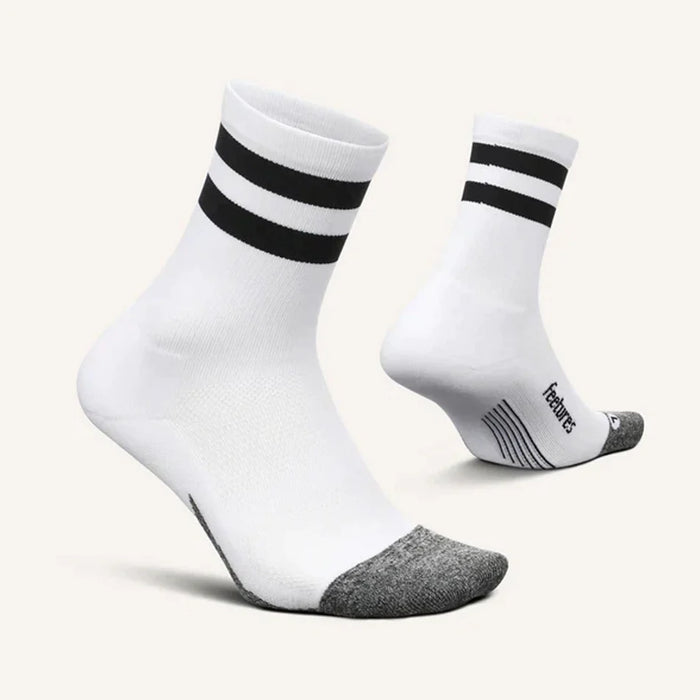 Calcetas FEETURES Elite Light Cushion Unisex Blanco Running