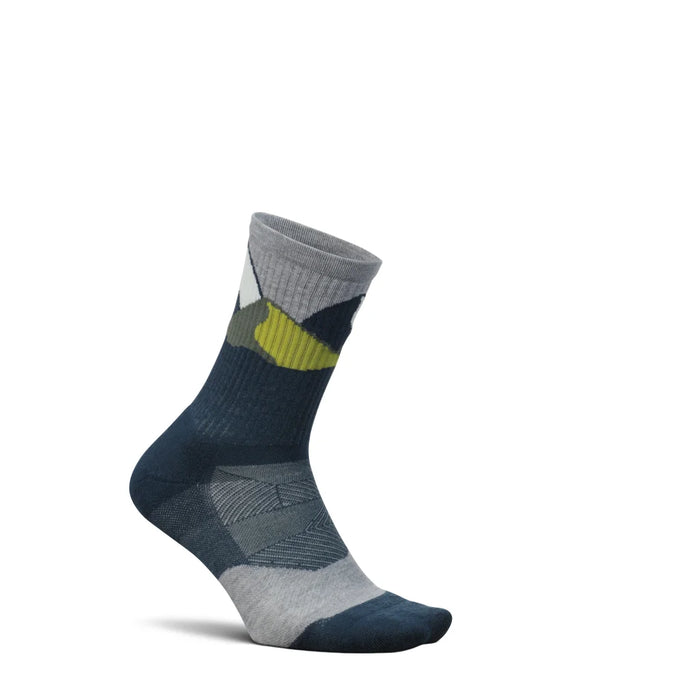 Calcetas FEETURES Trail Max Cushion Mini Crew Unisex Azul Running