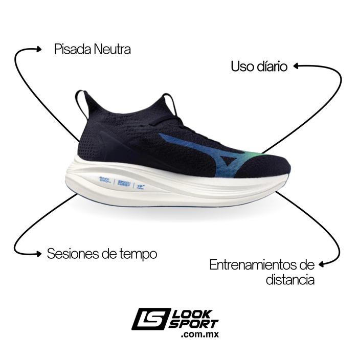 Tenis MIZUNO Neo Vista 2 Hombre Azul Running