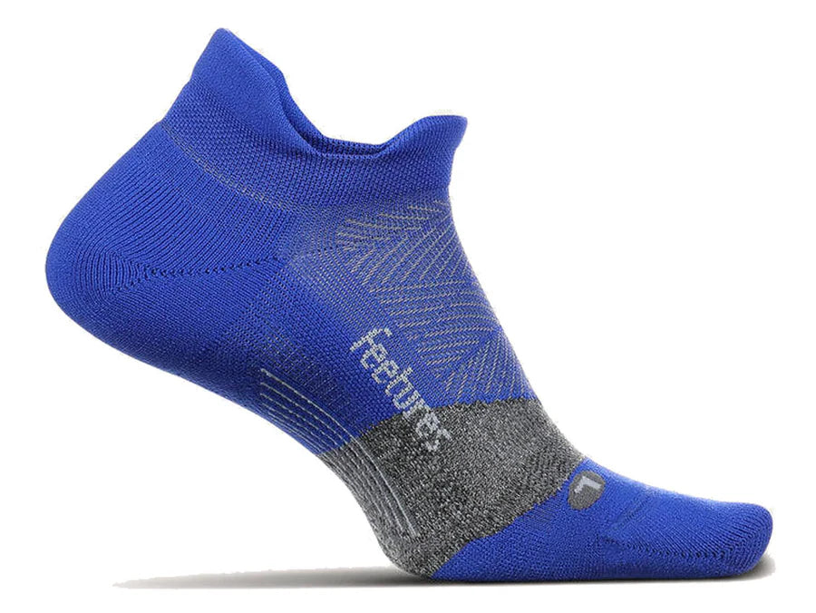 Calcetas FEETURES Elite Max Cushion No Show Tab Unisex Azul Running