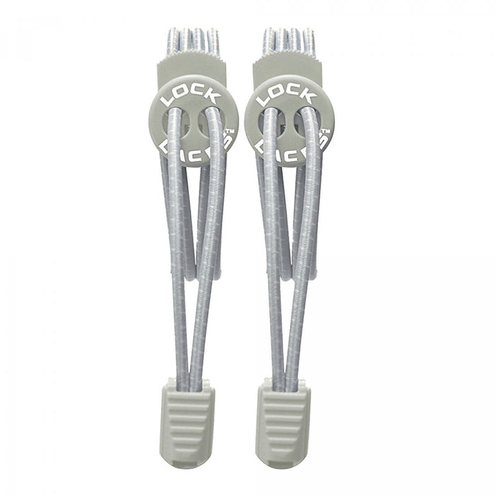 AGUJETAS LOCK LACES Unisex GRIS CORDON DE BLOQUEO OSZ