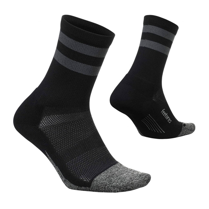 Calcetas FEETURES Elite Light Cushion Unisex Negro Running