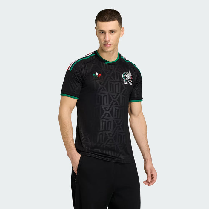 Jersey ADIDAS de Fútbol del Tercer Uniforme de la Selección Nacional de México 26 Hombre Negro