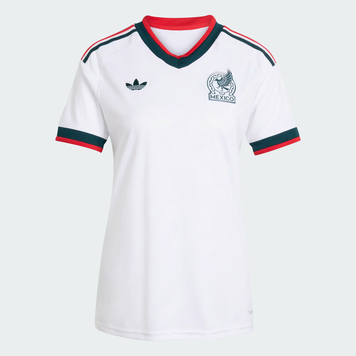 Jersey ADIDAS de Fútbol Visitante de la Selección Nacional de México 26 Mujer Blanco